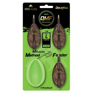 Koszyczek Mikado Quick Method Feeder Douglas - rozmiar L 20+30+40g + foremka