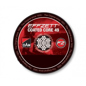 Przypon stalowy Dam Effzett Coated Core 49 0.52mm 11kg 10m