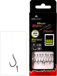 Przypon Mikado z igłą r.8 żyłka 0.25mm 8szt.
