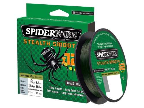 Plecionka Spiderwire Stealth Smooth x12 Green 150m 0,29mm 26,4kg