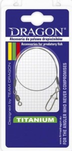 PRZYPON TYTANOWY DRAGON TITANIUM WIRE CLASSIC 7KG 30CM