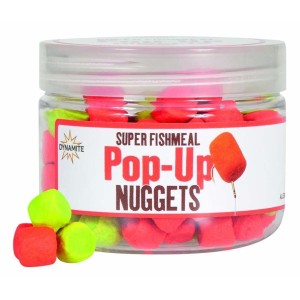 Soft Pellet Dynamite Baits Pop-Up Nuggets Rouge/Jaune (Czerwono/Żółty) 40g