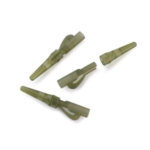 Method feeder Winner Bezpieczny klips z łącznik gumowym 10 szt. / transparentny brązowy