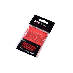 Przypon Winner Push Stop Rig Braid nr. 8 / 0.12 /  8cm / 6 szt.