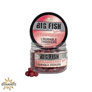 Pellet przynętowy Dynamite Baits Swim Stim STRAWBERRY Durable Hook Pellet 6mm / 40g