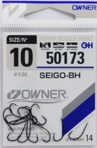 Haczyki Owner 50173 SEIGO B-H roz.10 /14szt