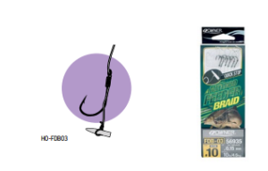 Haczyki z przyponem Owner Method Feeder FDB-03 r.8/0.15mm plecionka 