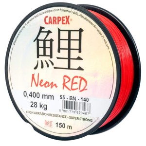 Żyłka Carpex Neon Red, 0.28mm/16kg/150m 55-BN-128