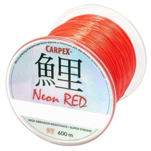 ŻYŁKA KARPIOWA CARPEX NEON RED, 0.36MM, 600M CARPEX