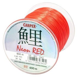 Żyłka KARPIOWA Carpex Neon Red, 0.31mm, 600m 