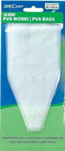 Worek Jaxon PVA Koniczny ze sznurkiem i otworami 80x160mm 10szt