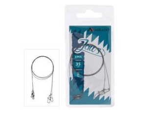 Przypon wolframowy Mikado JAWS MEDIUM 25cm 15kg 2 sztuki 
