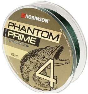 Plecionka Phantom Prime X4 0,15mm, 150m, ciemnozielona Robinson 