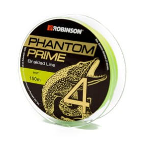 PLECIONKA PHANTOM PRIME X4 0,15MM, 150M, JASNOZIELONA ROBINSON
