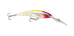 Wobler Rapala Deep Tail Dancer 13cm 42g Clown Flash  (pływający)