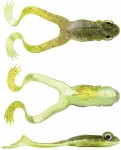Przynęta gumowa SPRO The Frog 12cm Brown Chartreuse