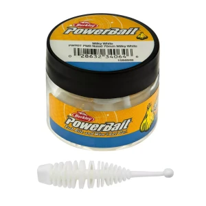 Gumy Berkley PowerBait Naiad 5cm - MILKY WHITE