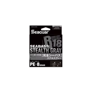 Plecionka Seaguar R18 Stealth Gray 0.185mm #1.2 22lb Kanzen SeaBass 