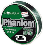 PLECIONKA PHANTOM GREEN SPIN 0.08MM, 150M, ZIELONA ROBINSON  