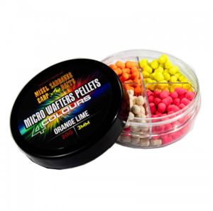 Misel Zadravec Micro Wafters Pellets 4 Colours - 3mm Orange Lime