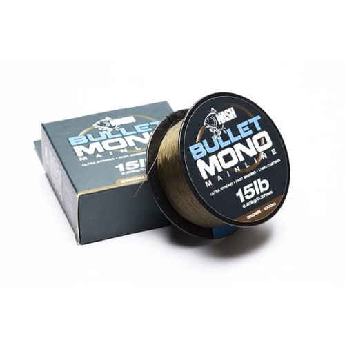 Żyłka Nash Bullet Mono 0,33mm 12lb 1000m Brown
