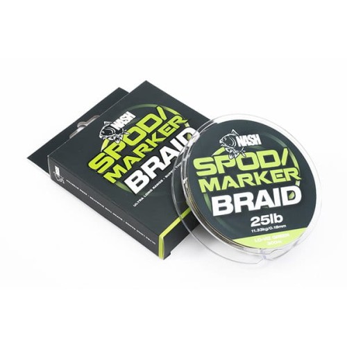 Plecionka Nash Spod/Marker Braid 25lb Lov-Viz Green