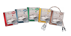 Przypon stalowy Mistrall 1x7 45cm/ 25kg  2szt.