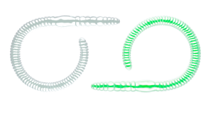 Przynęta gumowa Libra Lures Flex Worm 9,5cm kolor 000 (bez zapachu)