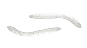 Przynęta gumowa Libra Lures Fatty D’Worm Tournament 5.5cm - 004 /SILVER PEARL (bez zapachu) 