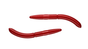 Libra Lures Fatty D’Worm 6.5cm - 021 / RED (bez zapachu)