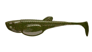 Przynęta gumowa Embrion Shad 2'' 5cm - 032 / MOTOR OLIL GREEN