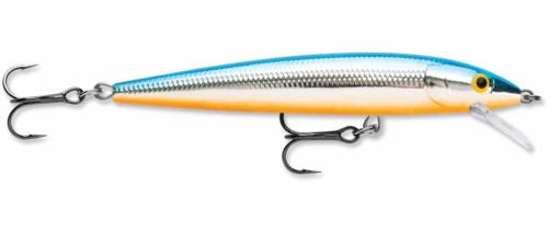 WOBLER Rapala Husky Jerk 12cm Silver Blue HJ12Blue