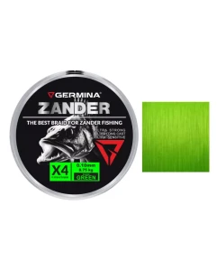 Plecionka GERMINA Zander Spinn Braid X4 0,10mm- 150m
