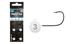Główka Jigowa SPRO FreeStyle Micro Jig 29 3g #4- Glow White
