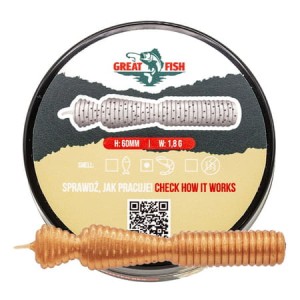 Przynęta gumowa Great Fish GF2 Shrimp Scent 60mm /1,8g- Gold 10szt. 
