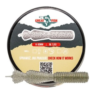 Przynęta gumowa Great Fish GF2 Shrimp Scent 60mm /1,8g- Natural 10szt. 