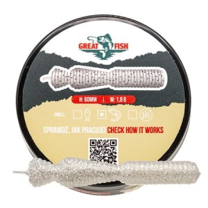 Przynęta gumowa Great Fish GF2 Shrimp Scent 60mm /1,8g-Silver Pearl 10szt. 
