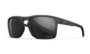 Okulary Wiley X Founder - Captivate Polarized Black Mirror Matte Black Frame