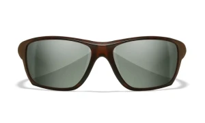 Okulary Wiley X - Aspect Polarized Platinum Flash Frame: Matte Demi Brown