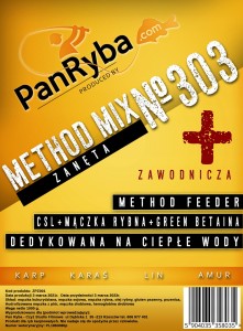 Zanęta Pan Ryba Method Feeder 303 + Zawodnicza 