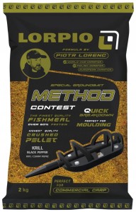 Zanęta Lorpio Method Contest Krill&BlackPepper 2KG