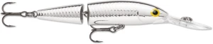 Wobler Rapala Jointed Deep Husky Jerk 12cm - Pure Chrome