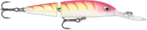 Wobler Rapala Jointed Deep Husky Jerk 12cm - Pink Tiger UV