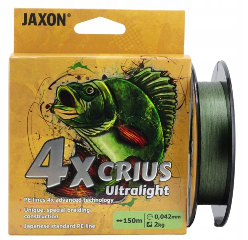 PLECIONKA-JAXON-CRIUS-4X-ULTRALIGHT-ARMY-GREEN-0-042mm-150m-1szt.jpg