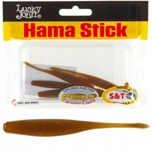 Przynęta gumowa Jaskółka Lucky John Hama Stick 3.5' 8.9cm S18 9x 