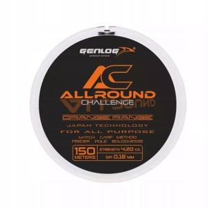 Żyłka Genlog Allround Orange Range 150m 0.25mm 
