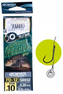 Przypon Owner Method Feeder haczyki 8 0.22mm 10cm FD-12 56932