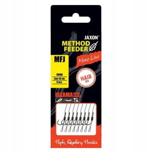 Przypon Jaxon Method Feeder z włosem MFJ #8 żyłka 0,22mm 10cm 8szt