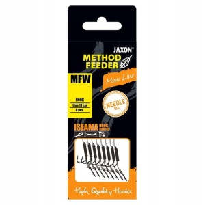 Przypon Jaxon Method Feeder z igłą MFW #10 żyłka 0,20mm 10cm 8szt
