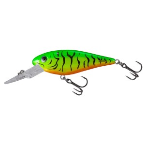 Wobler Salmo Rattlin Executor 5cm Floating - Clear Green Tiger